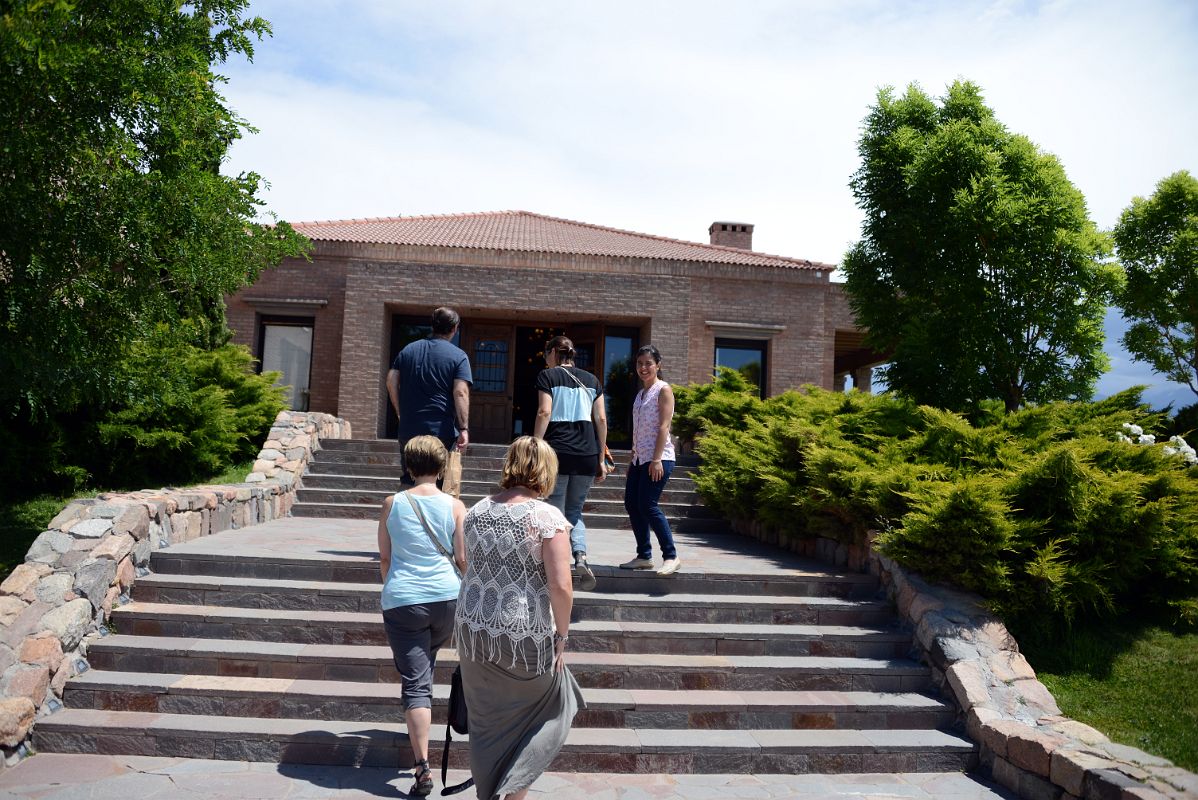 07-02 Entering Andeluna Cellars On The Uco Valley Wine Tour Mendoza